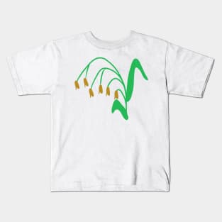 Plant. Spikelet. Grass. Reed. Nature. Gift for girl, woman, mom, daughter, sister, girlfriend Kids T-Shirt